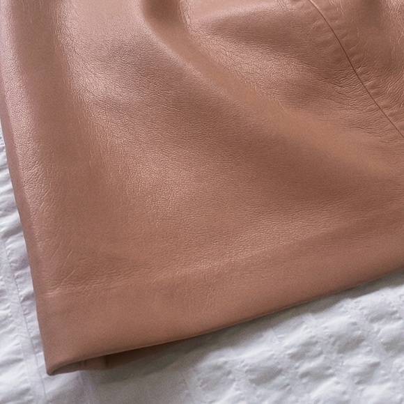 Aritzia Wilfred Faux Leather Patio Mini Skirt - Picture 2 of 4